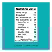 supplement - Lo! Foods Low Carb Biscuit,  Coconut  192 g 