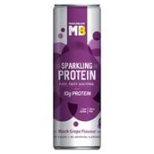 5 - MuscleBlaze Sparkling Protein Water (10g Protein),  6 Piece(s)/Pack  Black Grape 