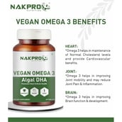 4 - Nakpro Vegan Omega 3 Algal DHA,  60 tablet(s) 