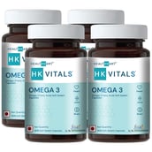 HealthKart Omega 3, 90 softgels - Pack of 4