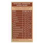 3 - MuscleBlaze Chocolate Peanut Butter with Almond Chunks, 0.750 kg Chocolate