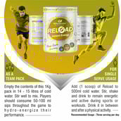 Healthfarm Elite Series Reload Instant Energy, 1 kg Pineapple