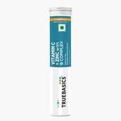 7 - TrueBasics Vitamin C + Zinc with B Complex,  60 tablet(s)  Orange 