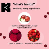 5 - Kapiva Apple Cider Vinegar Gummies (Aids Weight Loss),  30 gummies  Unflavoured 