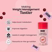 7 - Kapiva Apple Cider Vinegar Gummies (Aids Weight Loss),  60 gummies  Unflavoured 