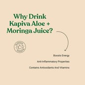 2 - Kapiva Aloe Vera + Moringa Juice (Natural Energy Booster),  1 L  Unflavoured 