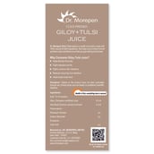 6 - Dr. Morepen Cold Pressed Giloy + Tulsi Juice,  Unflavoured  500 ml 