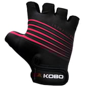 KOBO Weightlifting Gym Gloves (CG-02),  Black  Large 