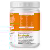 supplementinfo - PureFoods Vit C PB Vitamin C + ZInc Sugar Free Gummies for Kids,  60 gummies  Orange 