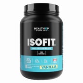 1 - HealthXP Isofit Whey Protein Isolate, 2.2 lb Vanilla