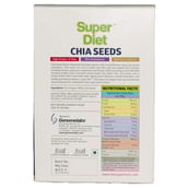 nutritioninfo - Super Diet Chia Seeds,  200 g  Unflavoured 