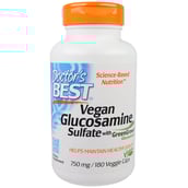 Doctor's Best Vegan Glucosamine Sulfate, 180 veggie capsule(s)