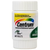 Centrum Adult Multivitamin/Multimineral,  Unflavoured  60 tablet(s) 