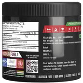 Vigour Fuel Glutamine Amino Acid,  0.67 lb  Unflavored 