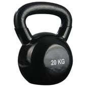 B Fit USA Vinyl Kettle Bell,  Black  20 kg 