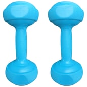 KOBO Vinyl Dumbbells (Vd-1),  Blue  1 kg 