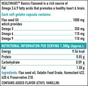HealthKart Flaxseed Oil, 90 capsules(Supplement)
