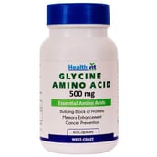 Healthvit Glycine Amino Acid (500 mg),  60 capsules 