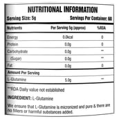 MuscleXP Micronized L-Glutamine Powder,  0.66 lb  Unflavoured 