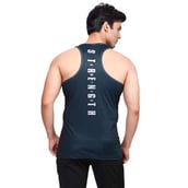 Omtex Strength Tank for Men,  Green  Large 