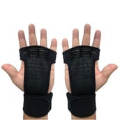 KOBO Hand Grips Gym Gloves (WTG-18),  Black  XL 