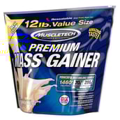 MuscleTech 100 % Premium Mass Gainer,  12 lb  Vanilla 