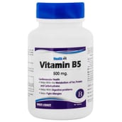 Healthvit Vitamin B5 Calcium Pantothenate (500 mg), Unflavoured 60 tablet(s)