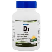 Healthvit VITAMIN D3 1000 IU,  30 tablet(s)  Unflavoured 