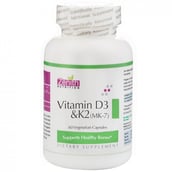 Zenith Nutrition Vitamin D3 & K2 (MK7),  60 capsules 