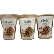 Get Baked Crunch Rocks Combo of 3, Cranberry No Added Sugar & Pudina 0.150 kg