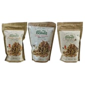 Get Baked Crunch Rocks Combo of 3,  Maple Chocolate & Tangy Masala  0.150 kg 