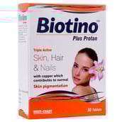 West Coast Biotino Plus Protan,  30 tablet(s)  Unflavoured 
