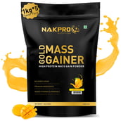 1 - Nakpro Gold Mass Gainer,  2.2 lb  Mango (Pack of 5) 
