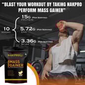 3 - Nakpro Perform Mass Gainer, 2.2 lb Banana