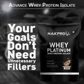 5 - Nakpro Whey Platinum Whey Protein Isolate,  4.4 lb  Coffee 
