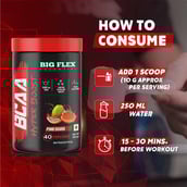 7 - Big Flex Essential BCAA Hyperboost,  0.88 lb  40 Servings  Pink Guava 