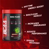 5 - Big Flex Essential BCAA Hyperboost,  0.88 lb  40 Servings  Green Apple 