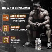 6 - Big Flex King Mammoth Mass Gainer,  2.2 lb  Chocolate Cookies 