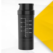 6 - MuscleBlaze Tornado Shaker,  Black  500 ml 