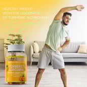 3 - Nutriburst Turmeric Curcumin,  30 gummies 