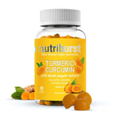 1 - Nutriburst Turmeric Curcumin,  30 gummies 