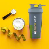 8 - MuscleBlaze Champion Shaker Series,  Grey  650 ml 