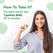 5 - HealthKart HK Vitals ACV (750mg),  60 gummies  Apple