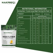 3 - Nakpro Vegan Platinum Soy Protein Isolate,  2.2 lb  Mango 