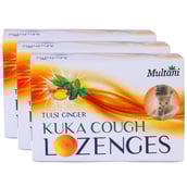 1 - Multani Kuka Cough Tulsi Ginger (Pack of 3),  36 Lozenge(s) 