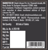 11 - MuscleBlaze Ayurveda for Performance - Ashwagandha 1000mg,  60 tablet(s) 