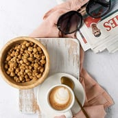 5 - Promunch Roasted Soya Snack, Cheese & Onion, Tangy Pudina Jain Snack, Peri-Peri Combo 150 g