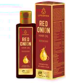 1 - Lifespan Red Onion Hair Oil,  200 ml  Boosts Hair Growth 