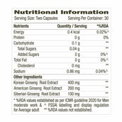 4 - GNC Triple Ginseng Root,  60 capsules 