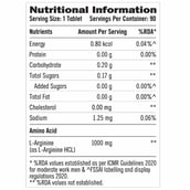 GNC L-Arginine (1000 mg),  90 tablet(s) 